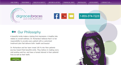 Desktop Screenshot of drgracesbraces.com