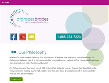 Tablet Screenshot of drgracesbraces.com